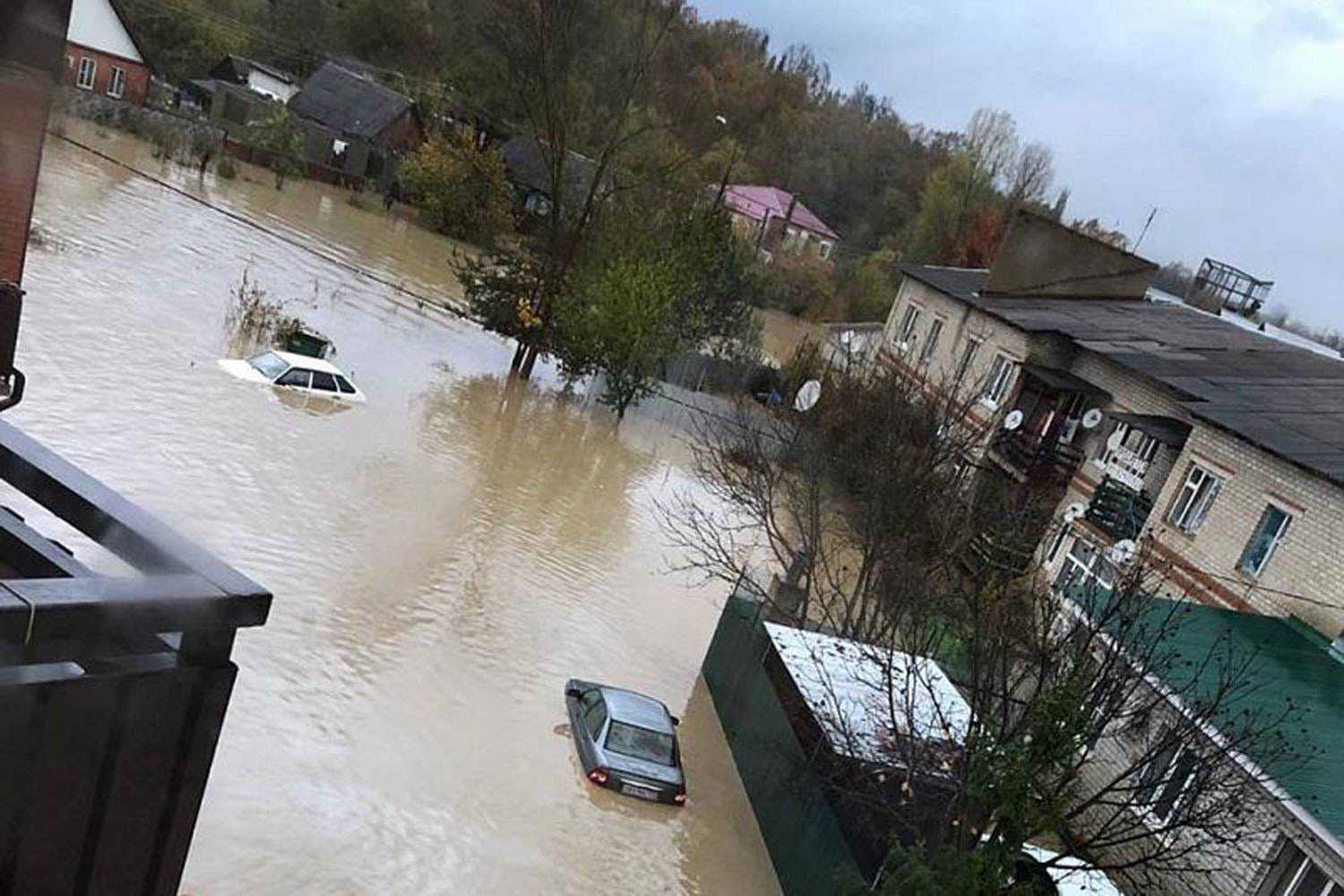 Хадыженск Краснодарский наводнение