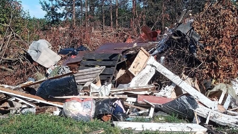 В Злынке главе районной администрации велели убрать огромную свалку возле кладбища