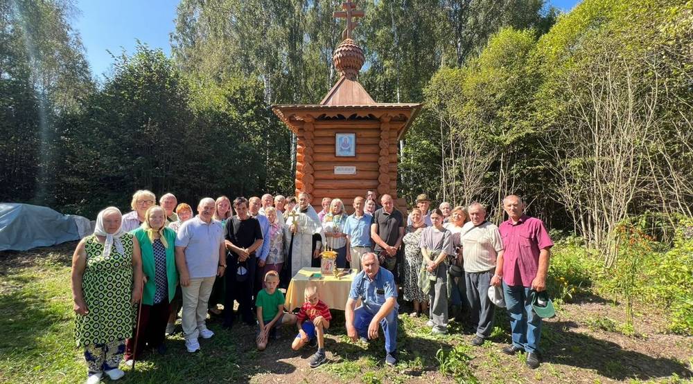 На месте деревни Соколья Слобода освятили часовню