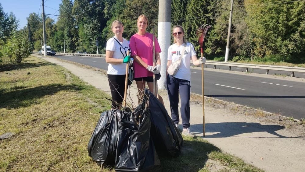 В Брянске на общегородской субботник 17 августа вышли 2957 человек