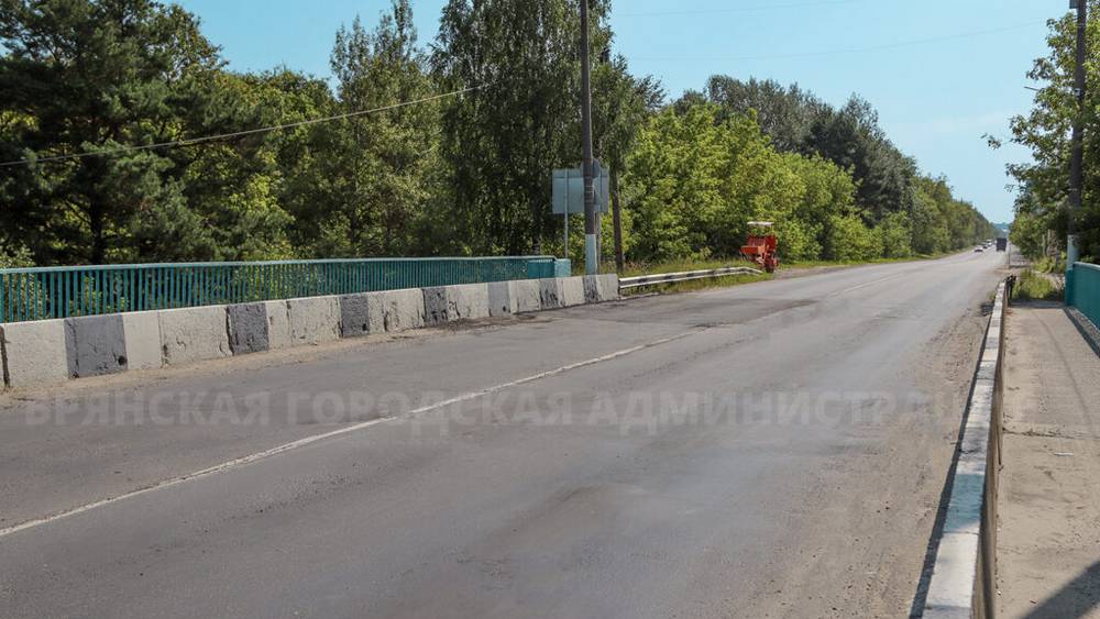 В Брянске замену асфальта на мосту через Болву перенесли на 17 октября