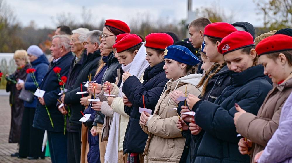 Памятный митинг состоялся в деревне Хацунь Карачевского района