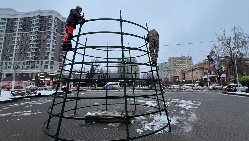 В Брянске первую городскую новогоднюю ёлку установят на Кургане Бессмертия